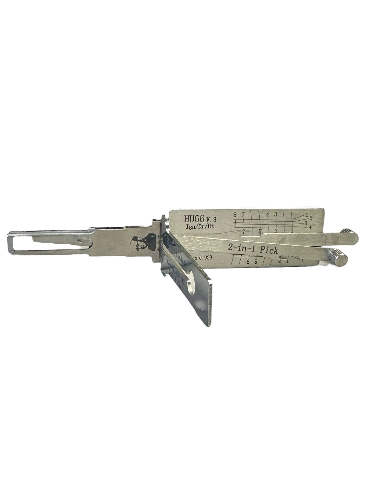 HU66 Original Lishi 2-in-1 Decoder & LockPick