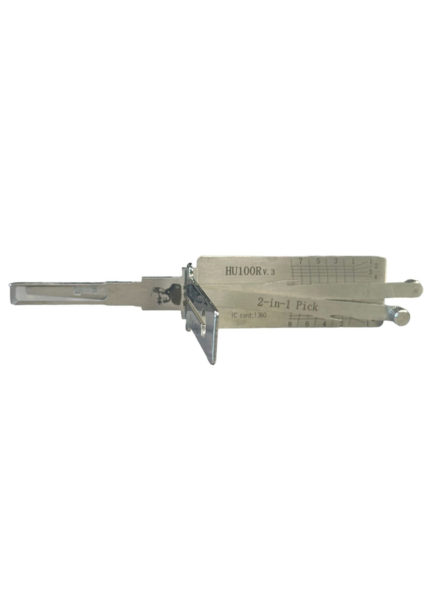 Hu100R Original Lishi 2-in-1 Decoder & LockPick