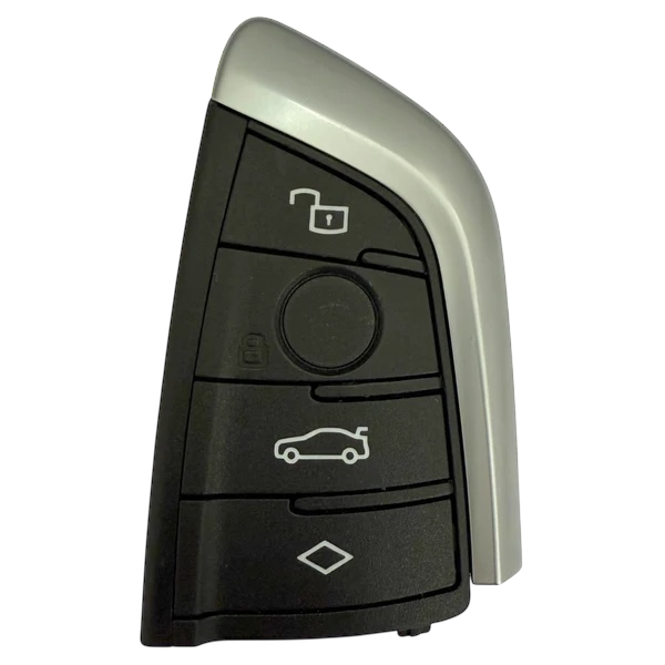 OEM 4 Button Smart Remote Key for BMW (G Series) - Black, 433Mhz