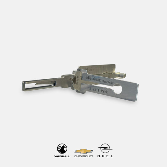 Hu100 Original Lishi 2-in-1 Decoder & LockPick