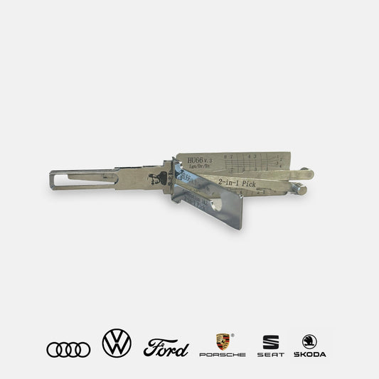 HU66 Original Lishi 2-in-1 Decoder & LockPick