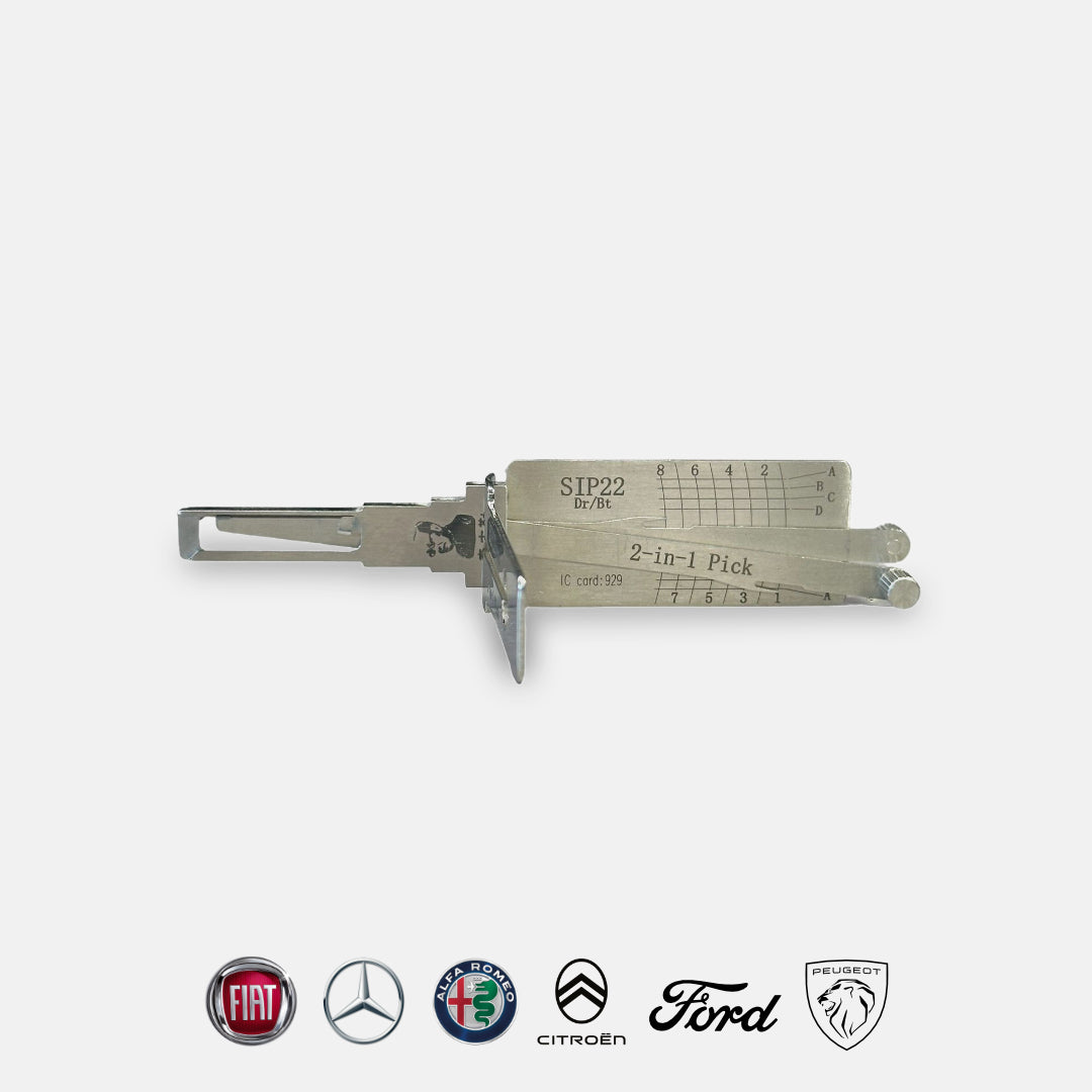 SIP22 Original Lishi 2-in-1 Pick & Decoder