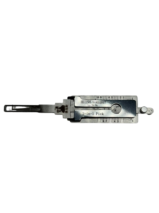HU198 Ford 2017+ Original Lishi 2-in-1 Pick & Decoder