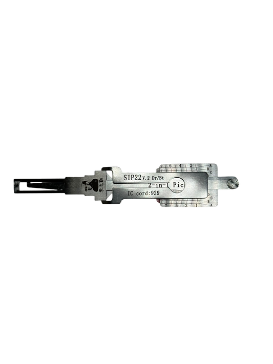 SIP22 Original Lishi 2-in-1 Pick & Decoder